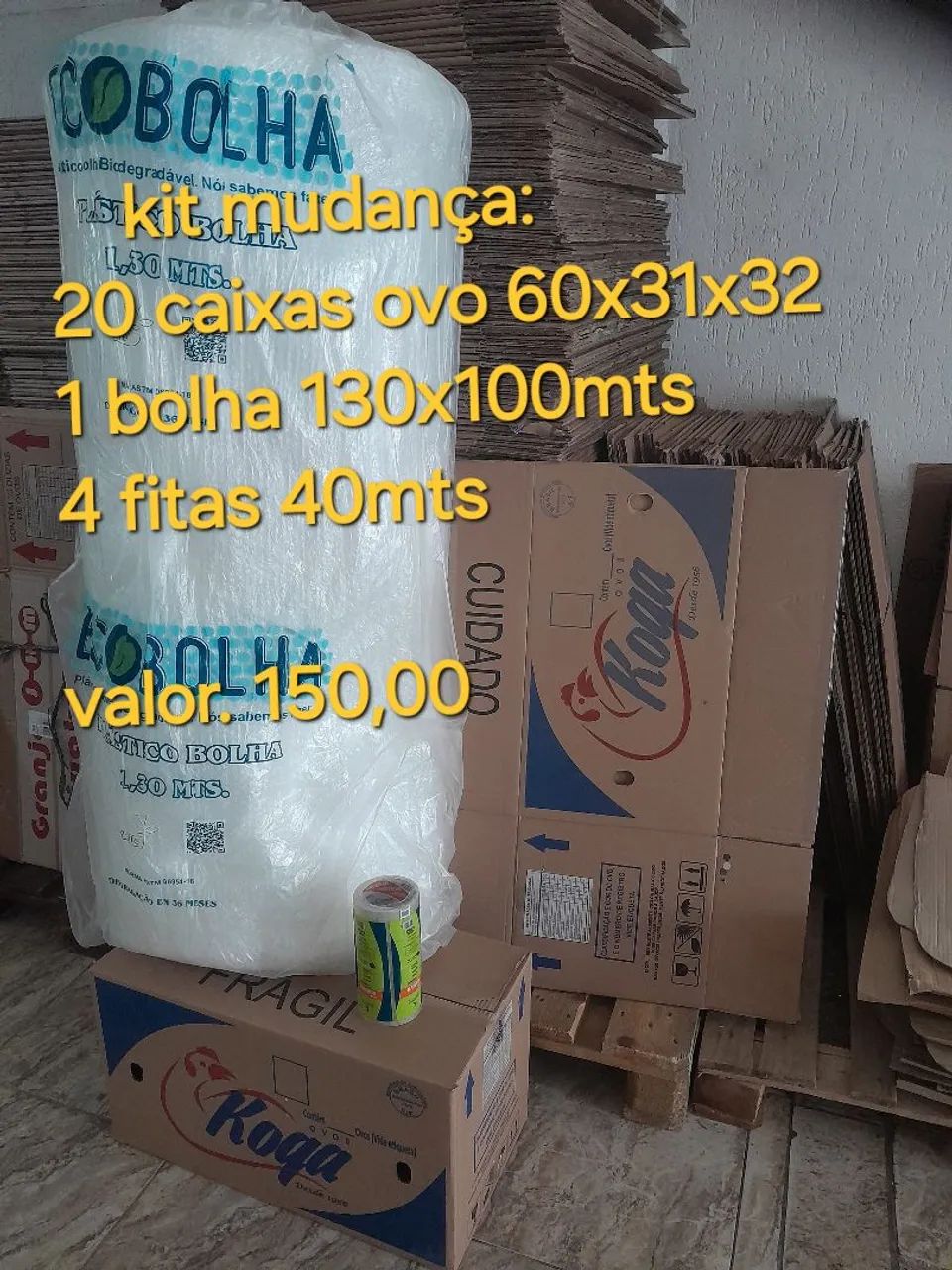  Caixas de papelão a partir 2,00