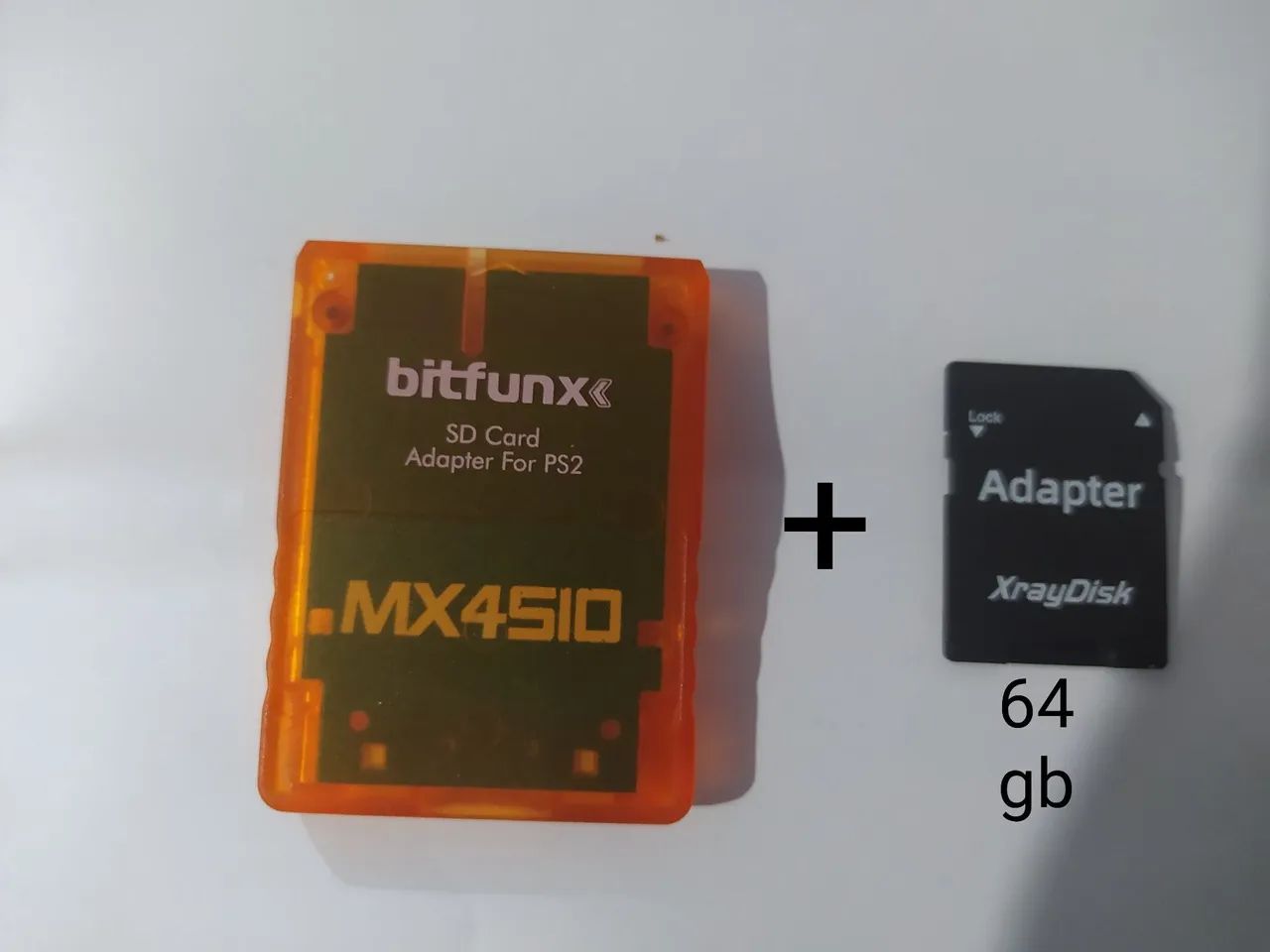 Kit MX4SIO + MicroSD de 64 gb adaptador leitor cartão de memória PS2 - Foto 5