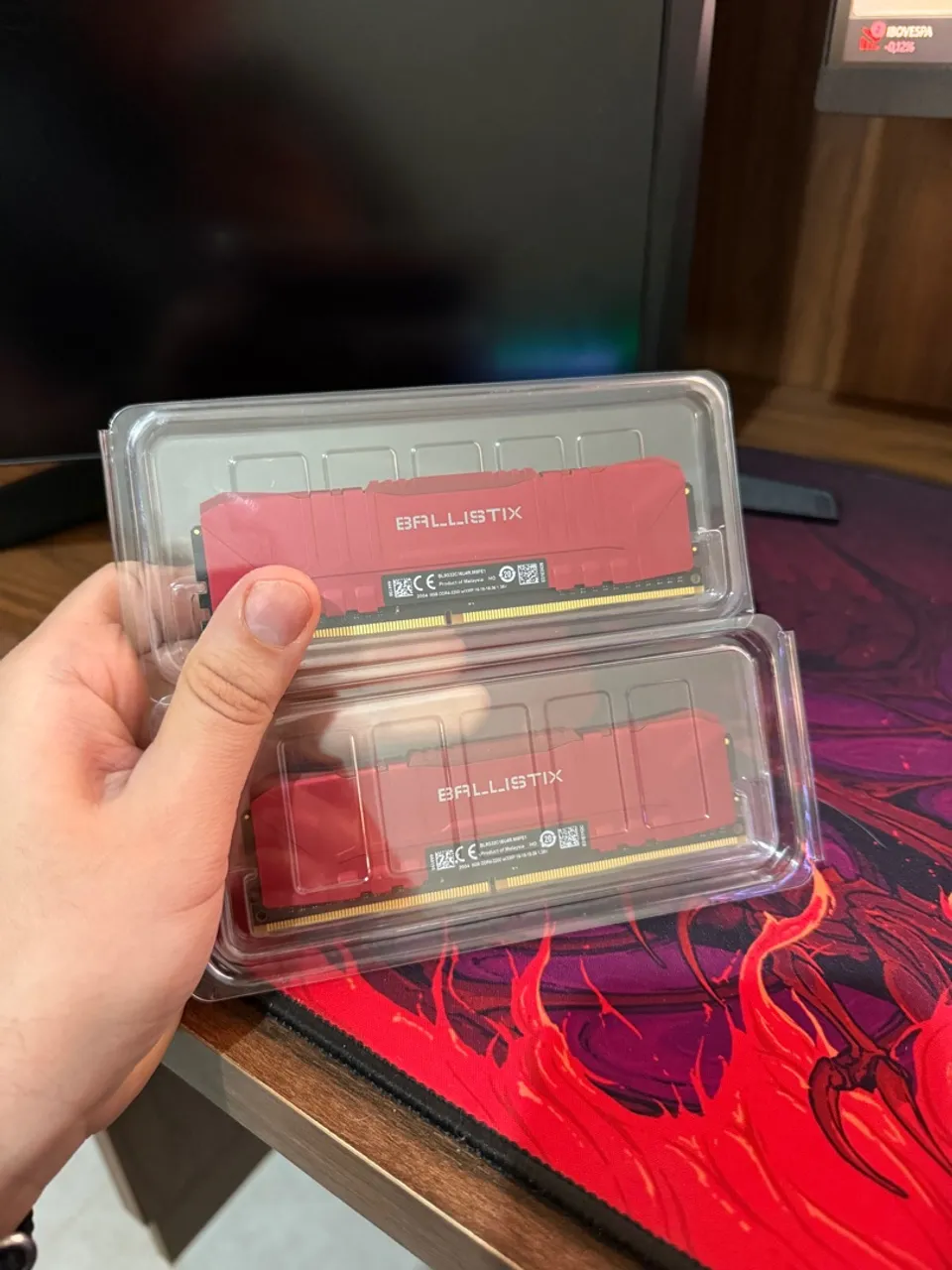 PAR MEMORIA RAM DDR4 3200 8Gb cada