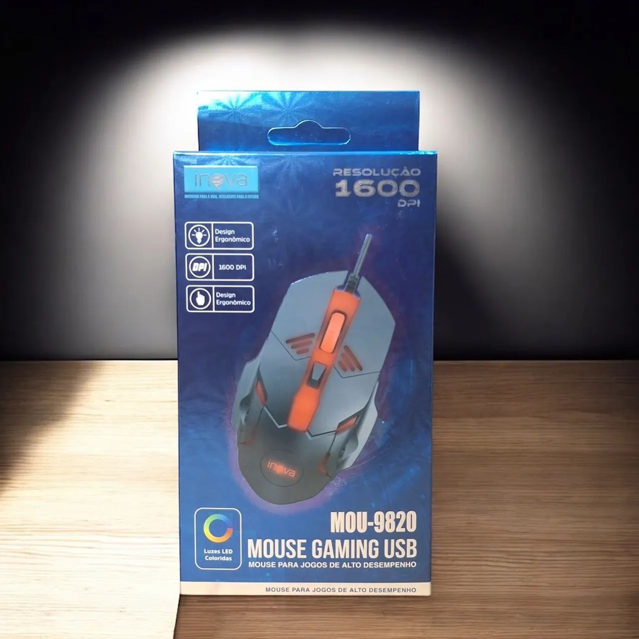 Mouse Gamer Inova MOU- * DPI USB
