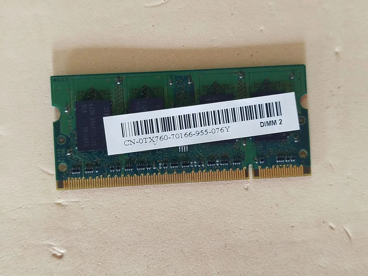 Memória RAM DDR2 PC2 1 GB Samsung para Notebook  - Foto 2