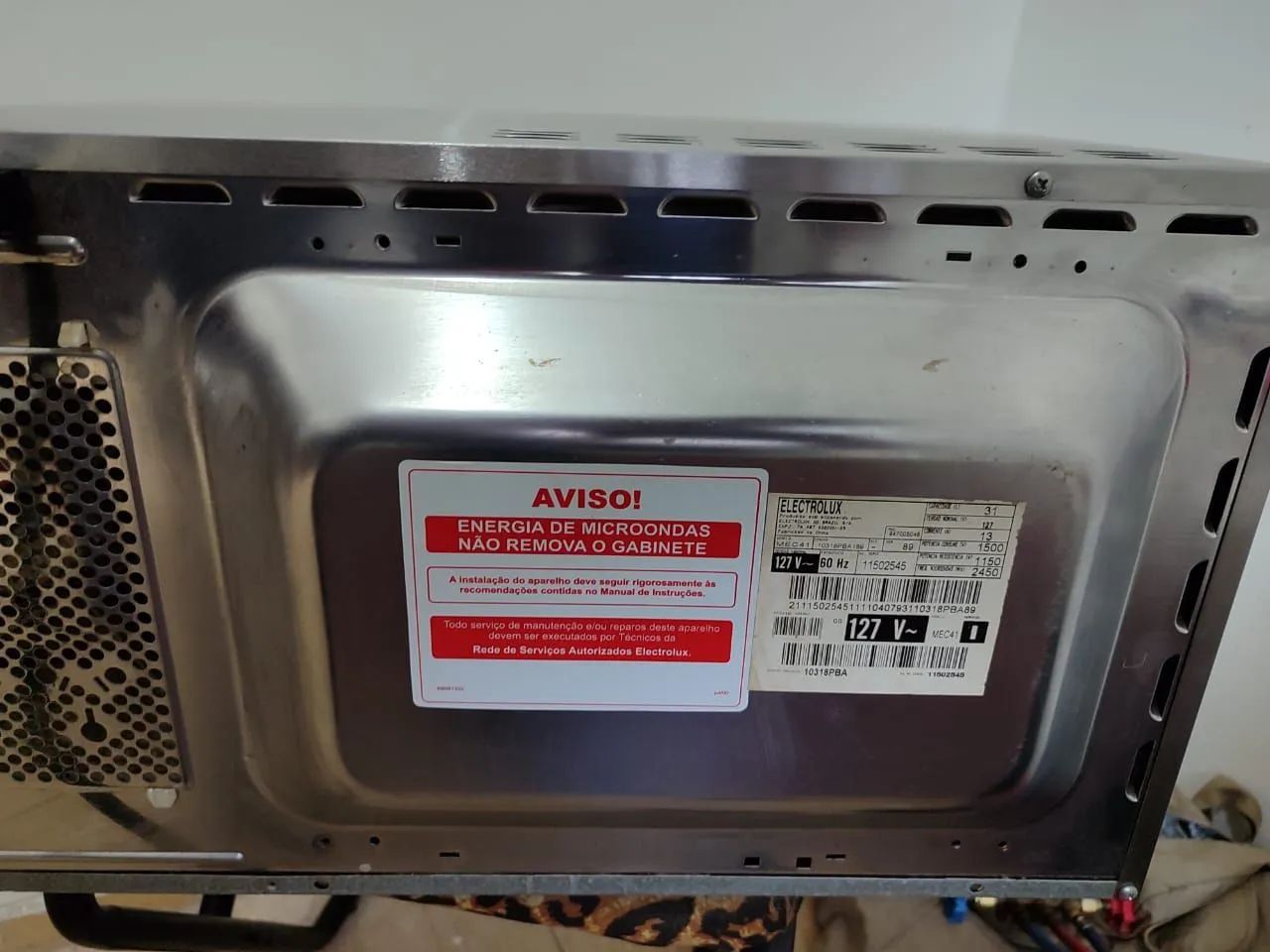 Microondas Electrolux 31 litros, todo de inox, funcionando perfeitamente  - Foto 3