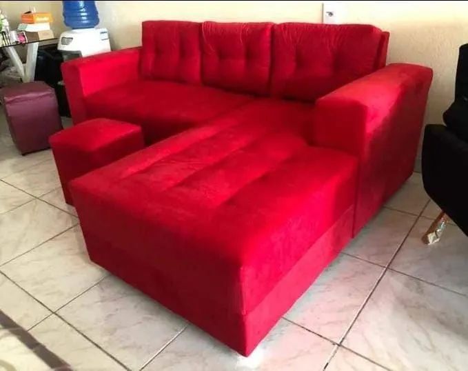 SOFÁ CHEISSE 3 LUGARES ENTREGA GRÁTIS  - Foto 4