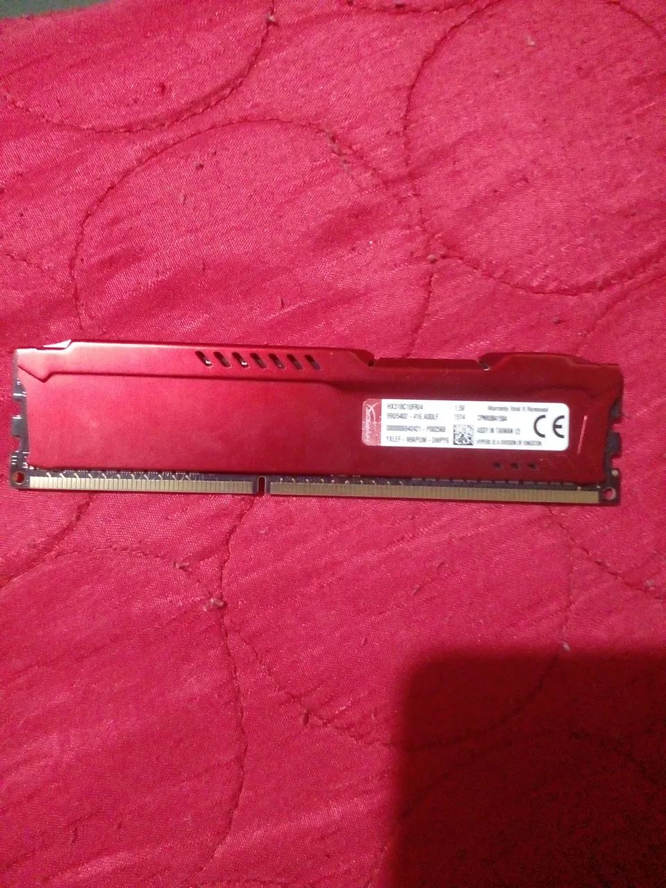 Memória RAM PC HyperX kingston DDR3 1600mhz 4GB  - Foto 2