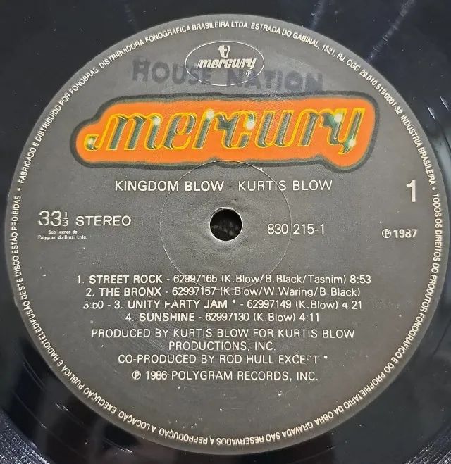 Disco de Vinil LP Kurtis Blow Kingdom Blow - Foto 3