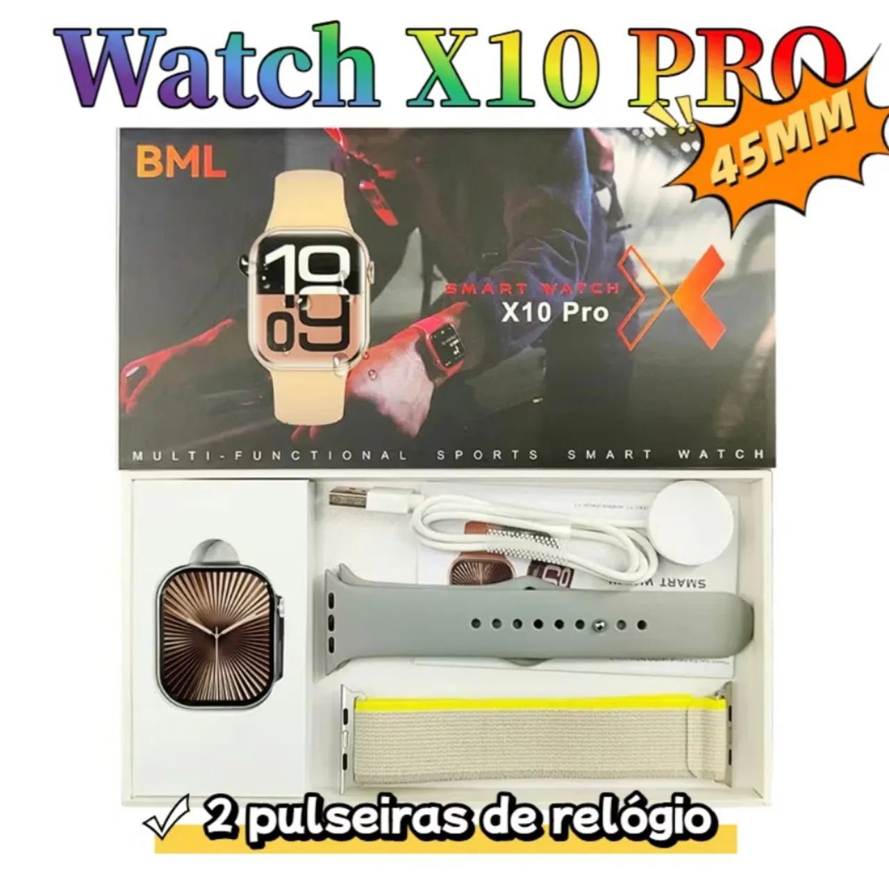 Smartwatch X10 Pro - 45MM relógio inteligente - Foto 2