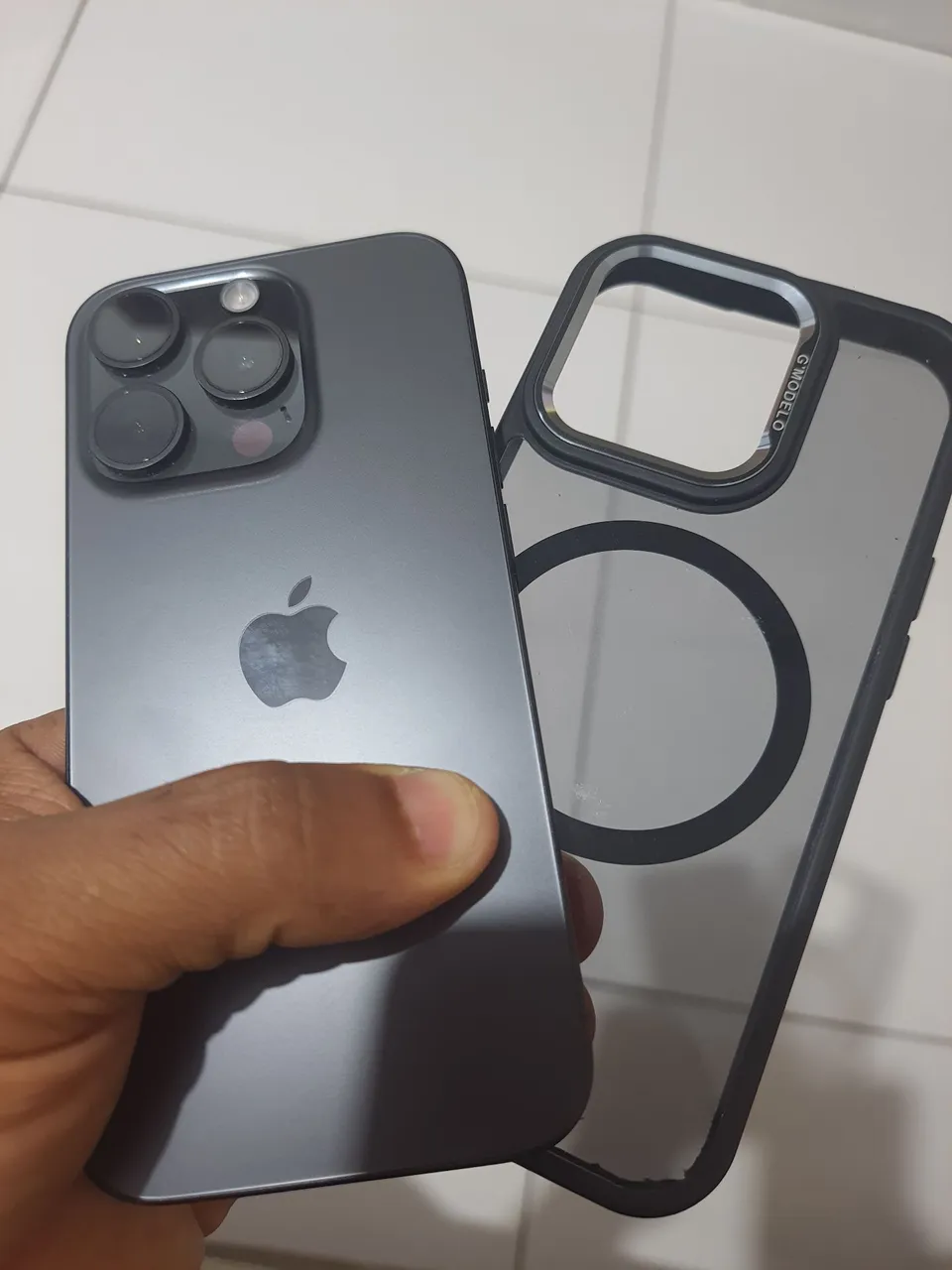 Iphone 15 pro 256GB zerado chip fisico e virtual perfeito