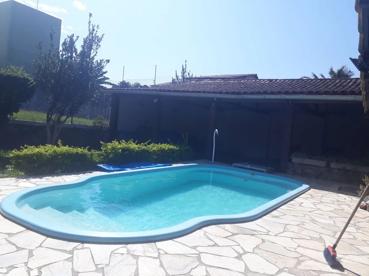 Casa Temporada, 4 Quartos, Piscina, Churrasqueira e Campo de Futebol - São Pedro da Aldeia