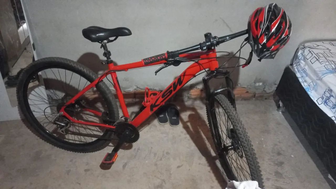 Bicicleta KSW Vermelha