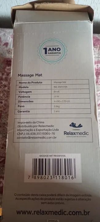 Colchão Massageador RelaxMedic - Foto 4