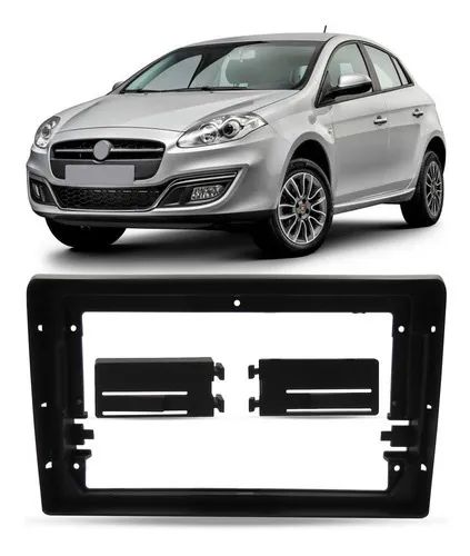 Moldura Painel Central 9 Polegadas Fiat Bravo 2011 à 2016 