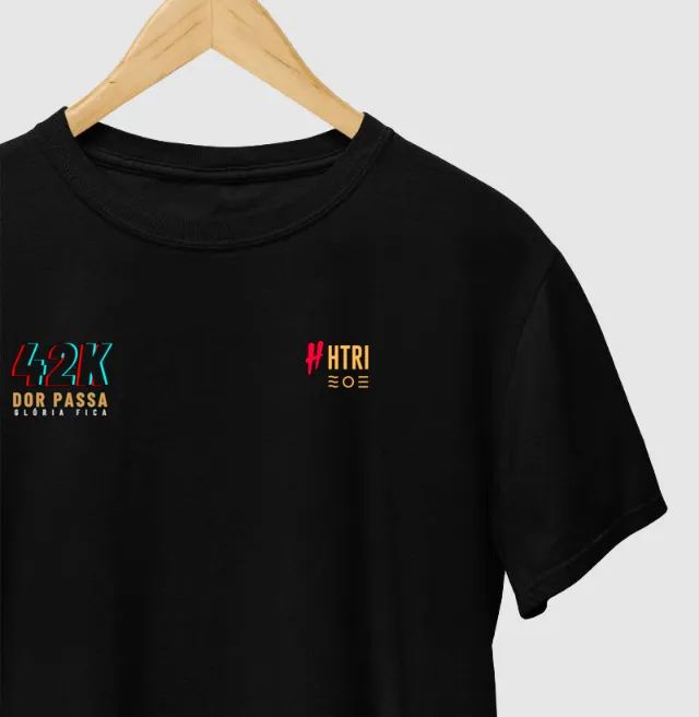 CAMISETA MARATONA 42K ? ?Dor passa. Glória fica.? ? - Foto 4