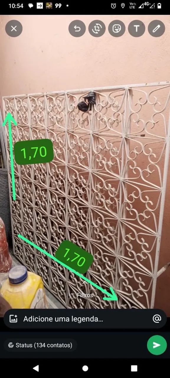 Grade de Ferro 1,70x1,70