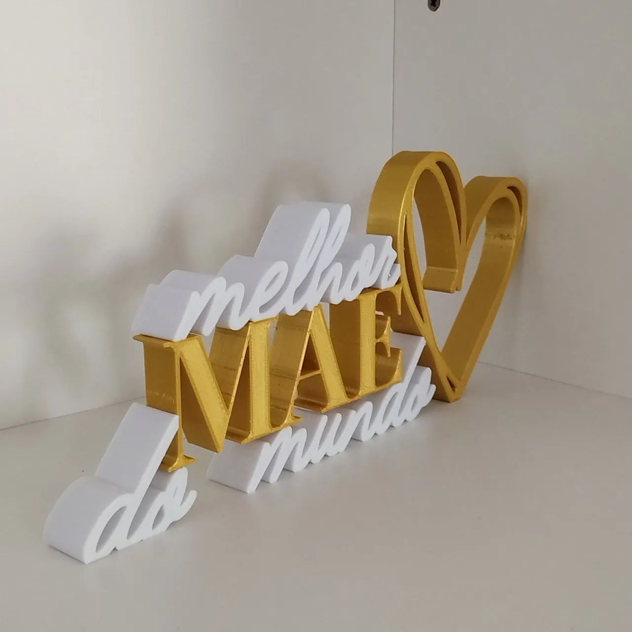 Plaquinha Decorativa Melhor Mãe do Mundo impressão 3D (Linhares) - Foto 5