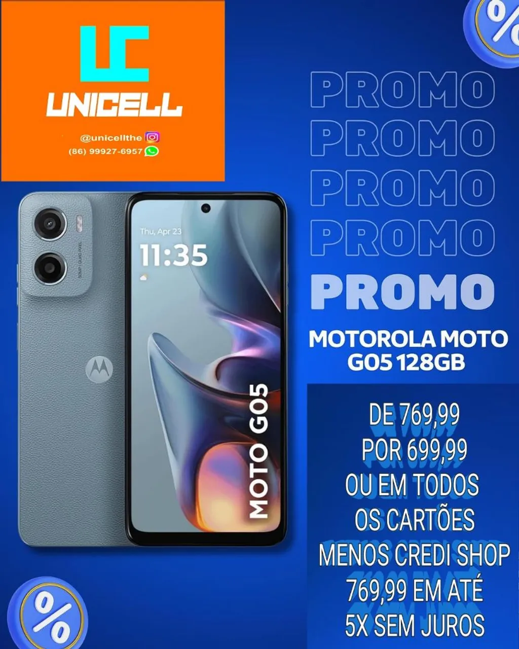 PROMOÇÃO/MOTO G05/128 GB/LACRADO/NOTA/1 ANO DE GARANTIA/NOTA E PROCEDÊNCIA/DETALHES ABAIXO