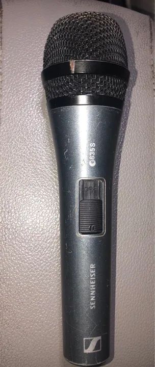 Microfone Sennheiser E835 S Com Botão On - Off 