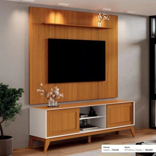 Rack com painel para tv até 65 polegadas novo lacrado