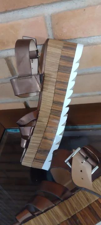 Sandálias plataforma marrom64628725538562122