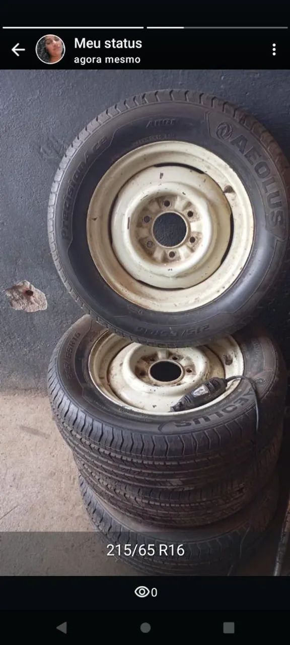 Rodas com Pneus(novos)  215/65 R16
