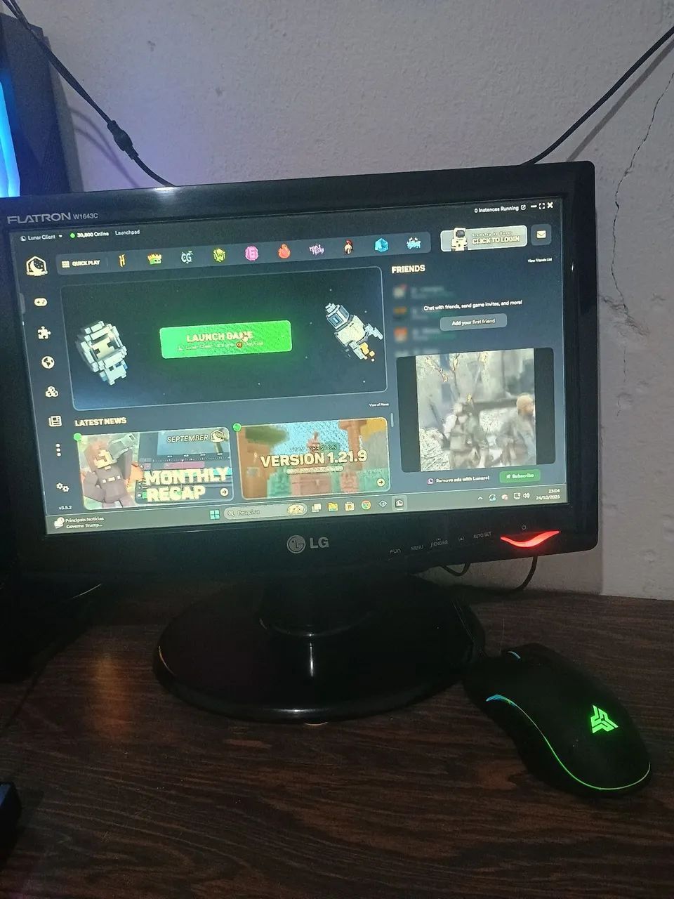 Monitor para mesa pequena 0 defeito 64208801304577122