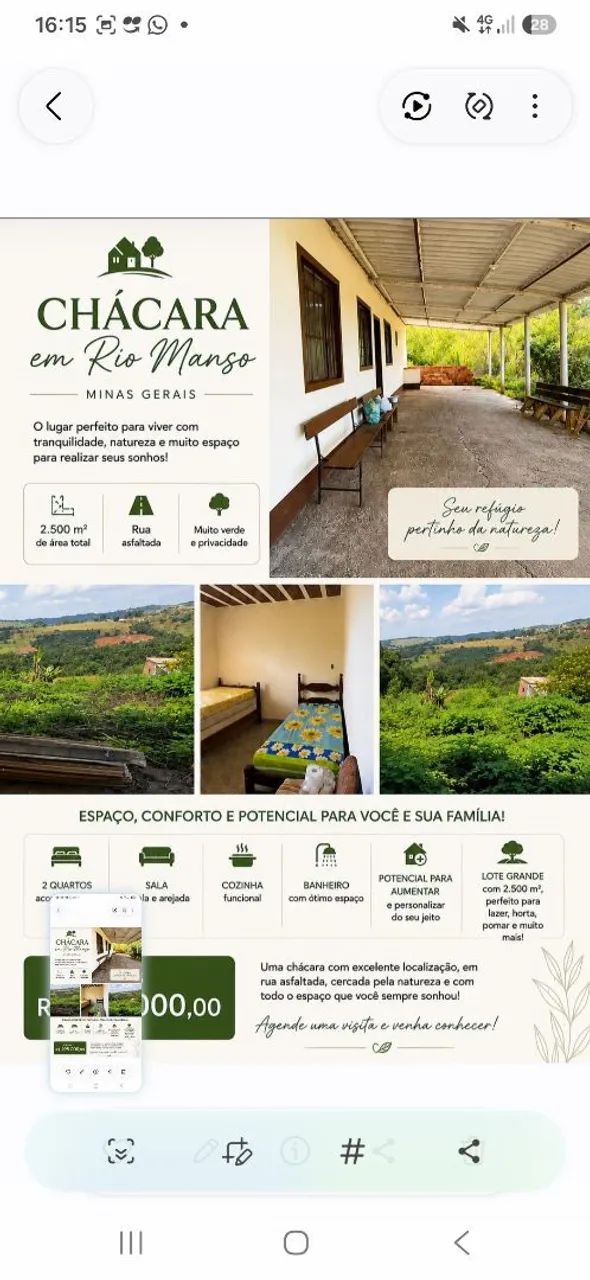 Chácara em Rio Manso MG - Foto 3