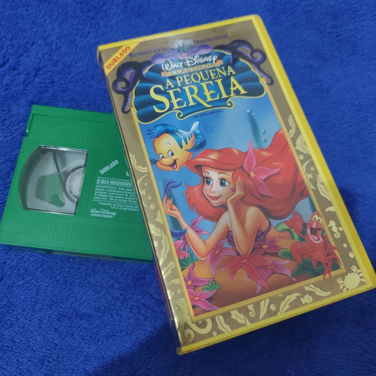 VHS A Pequena Sereia (Dublado) - Disney