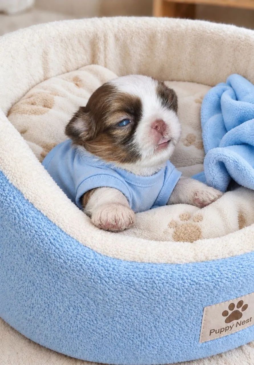 Shihtzu fêmea e macho 