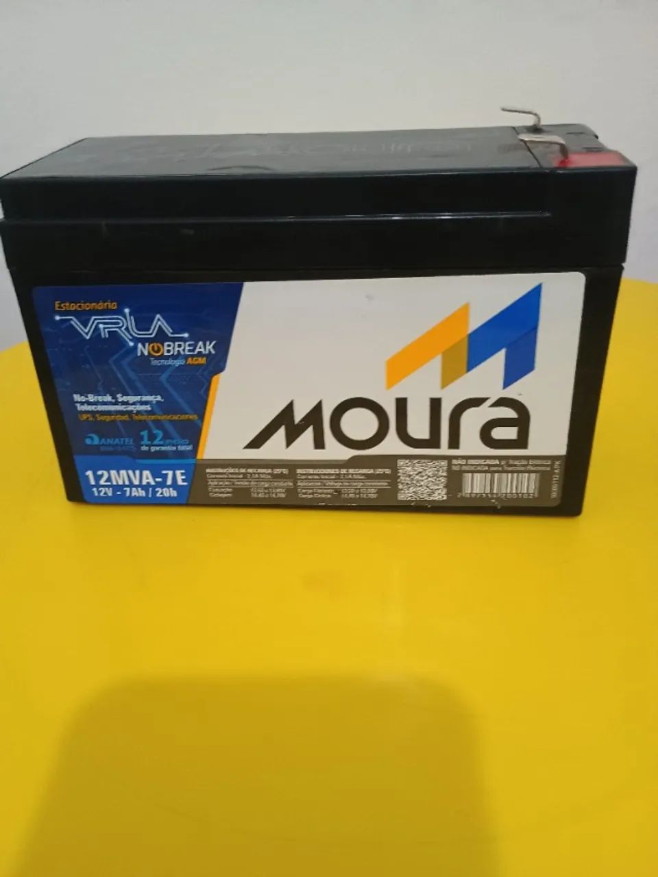  Bateria Moura Nobreak 12V 7Ah 12MVA-7E - Foto 4