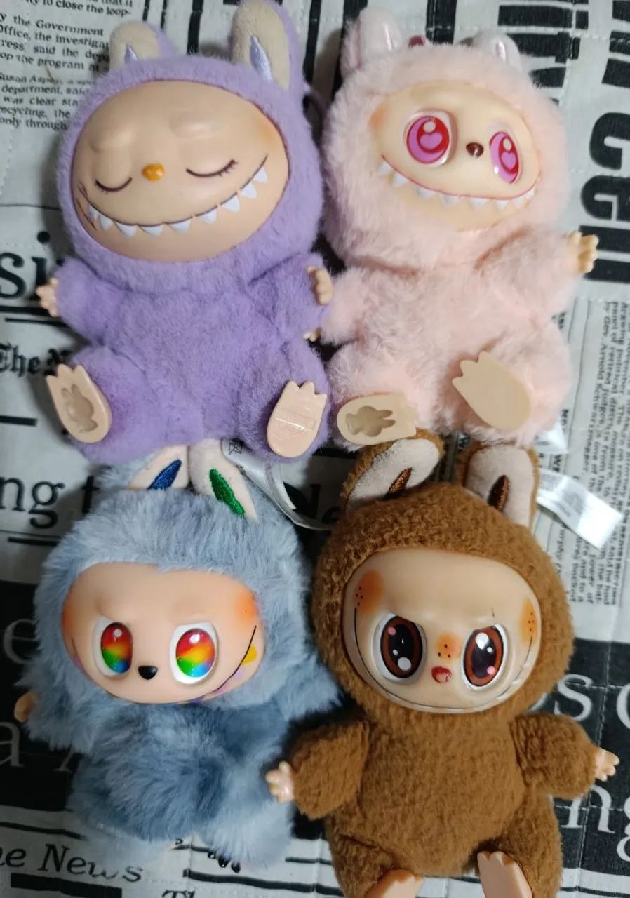 Lote 4 Labubu N Popmart Lafufu de qualidade - Hobbies e coleções