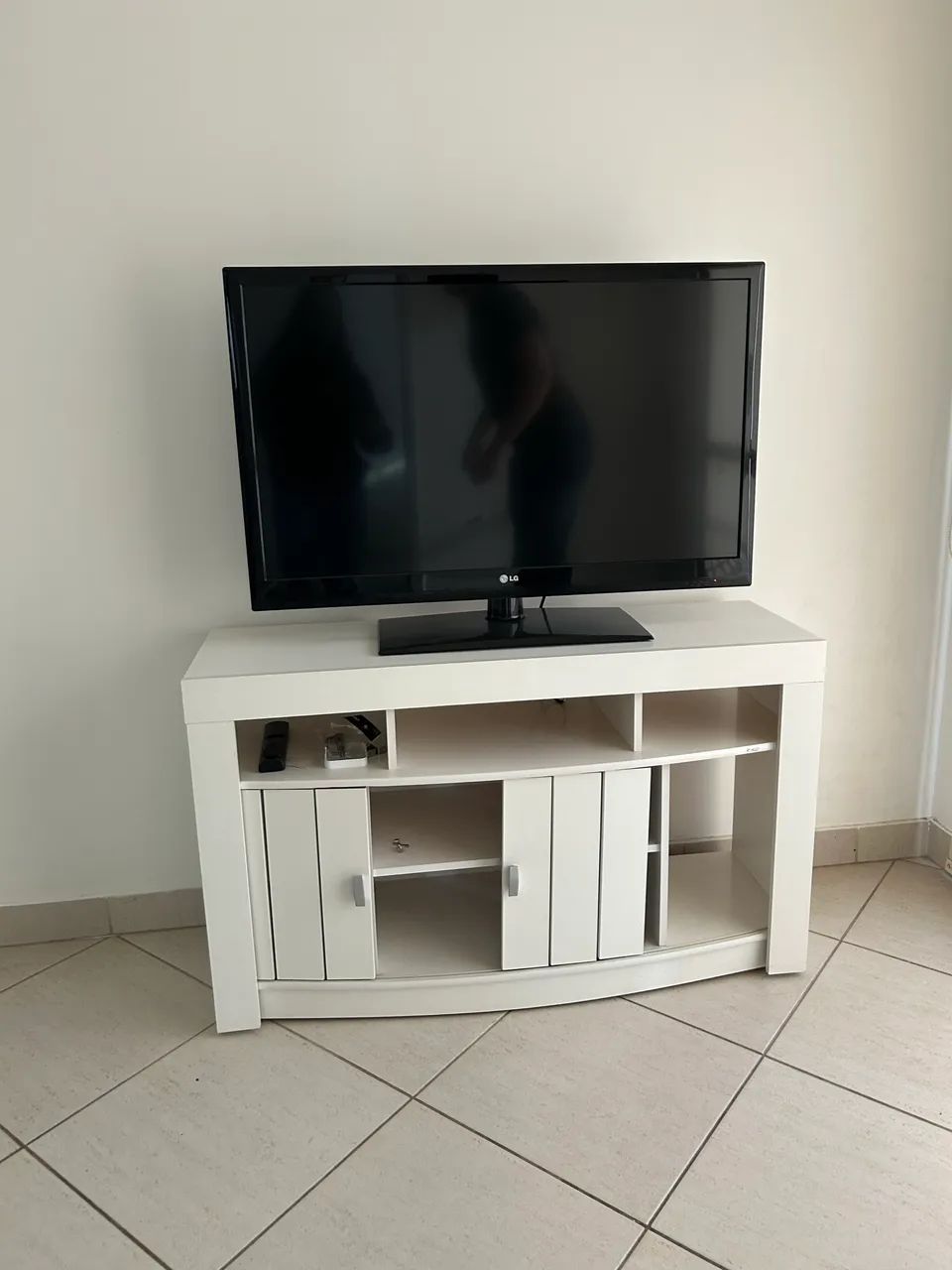 Rack tv perfeito estado, madeira boa