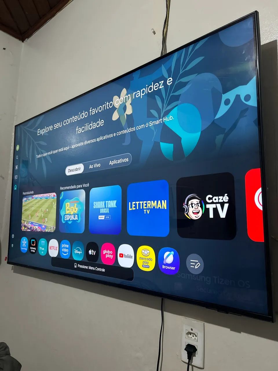  Vendo Smart TV Samsung Crystal UHD 60" - Foto 3