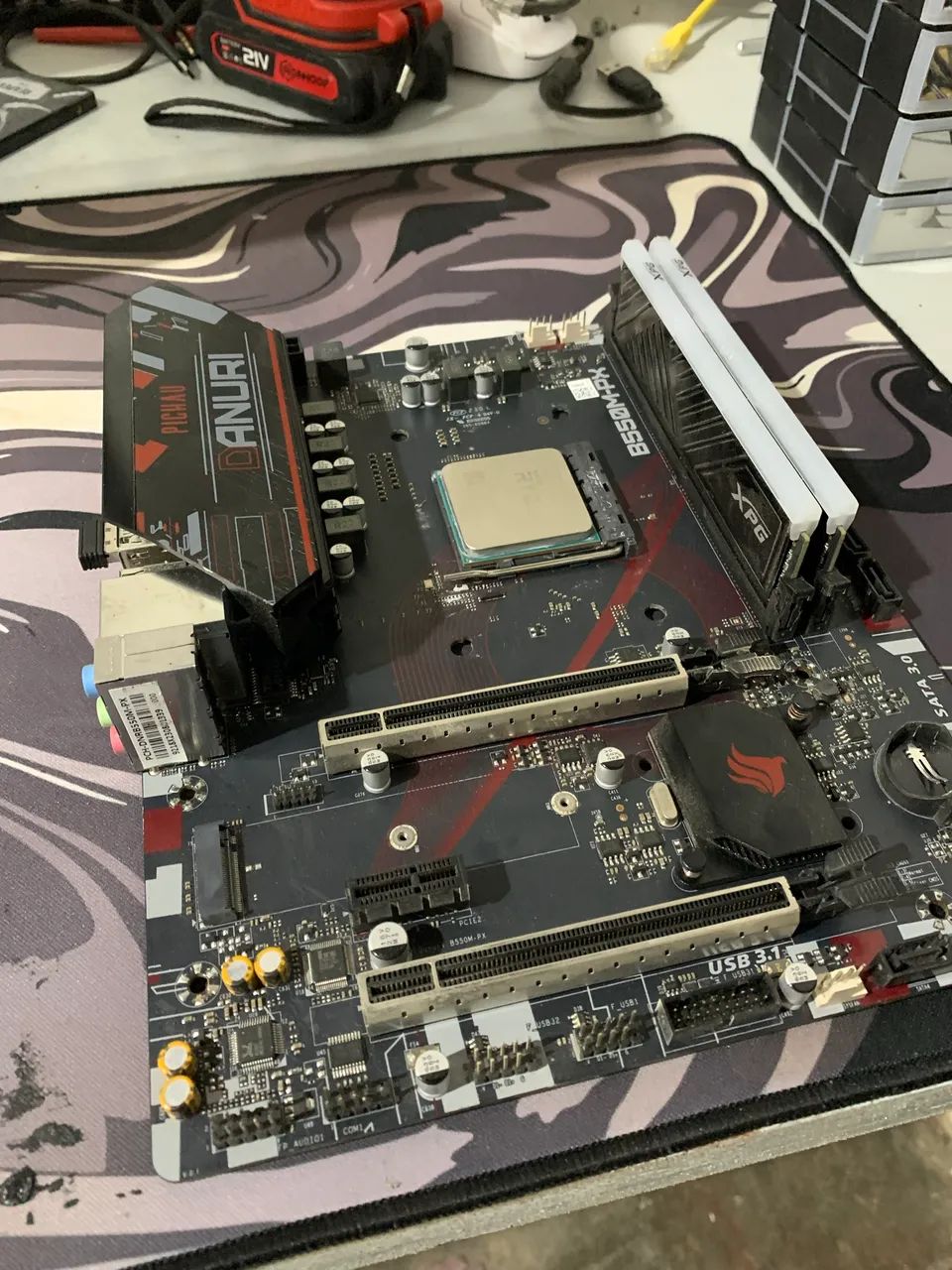 KIT PLACA MÃE +PROCESSADOR +MEMORIA - Foto 5