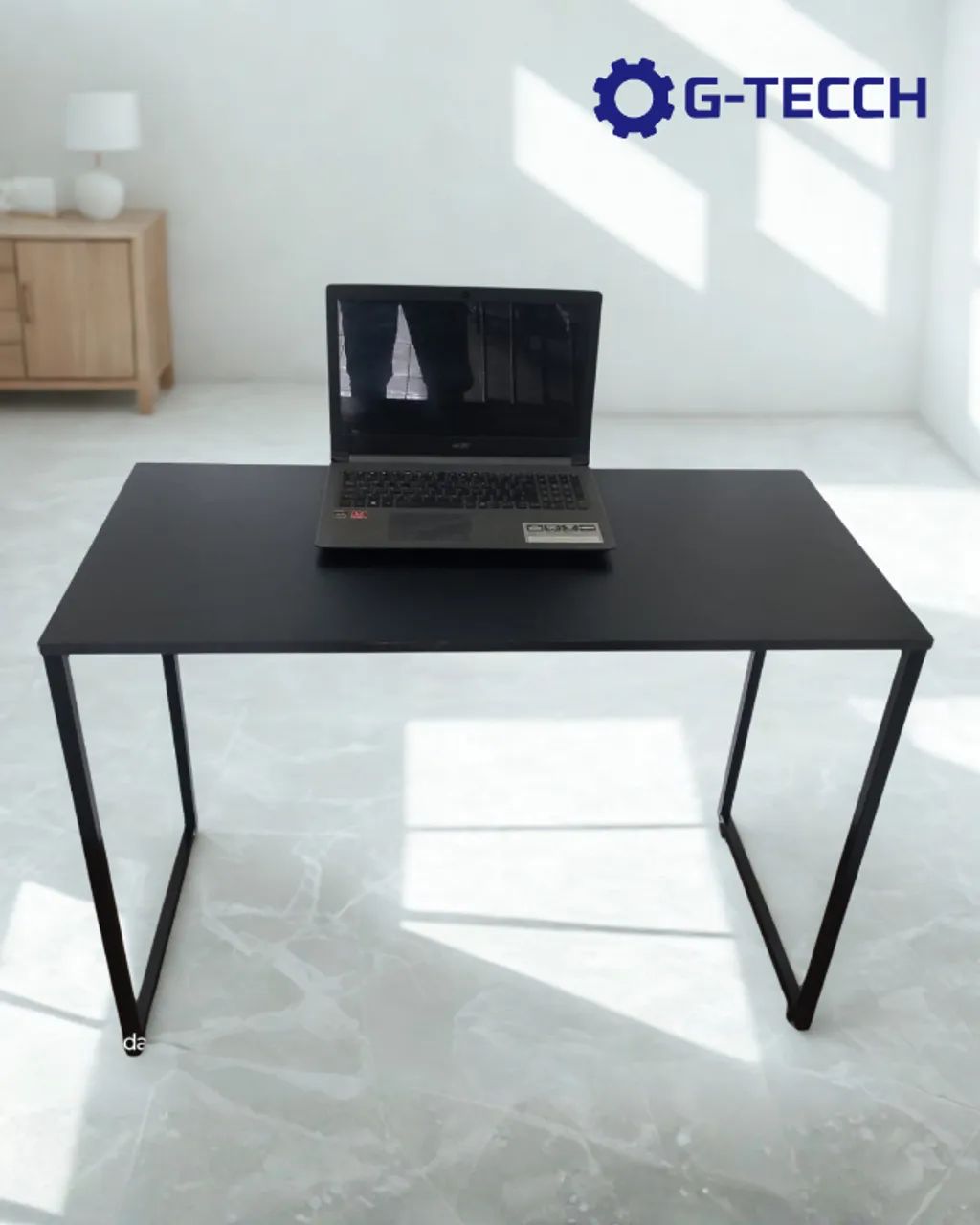 Birô 1m NOVA Mesa de Escritório Industrial Multiuso para Notebook Computador Escrivaninha