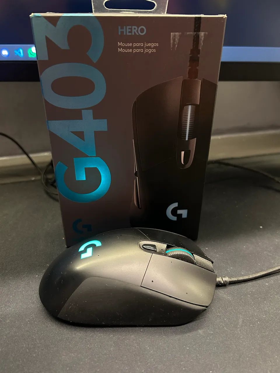 Mouse Gamer Logitech G403 Hero RGB - Foto 3