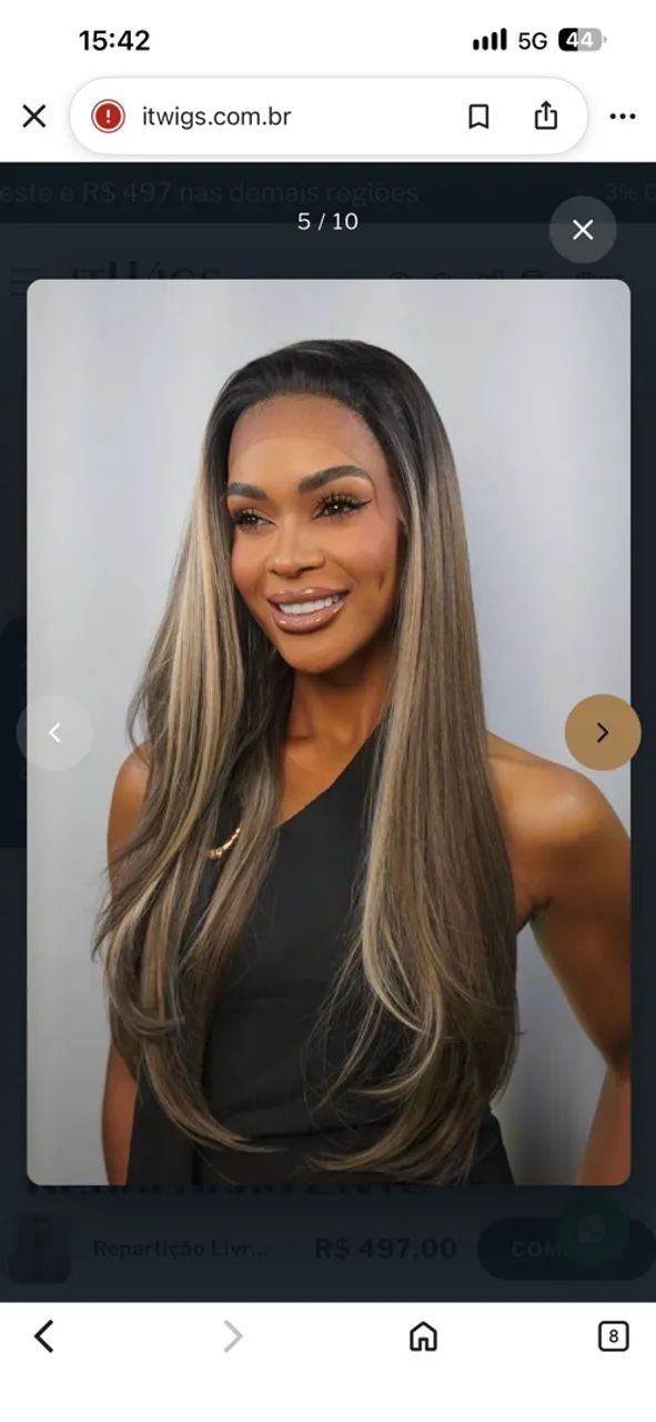 Lace front luxo