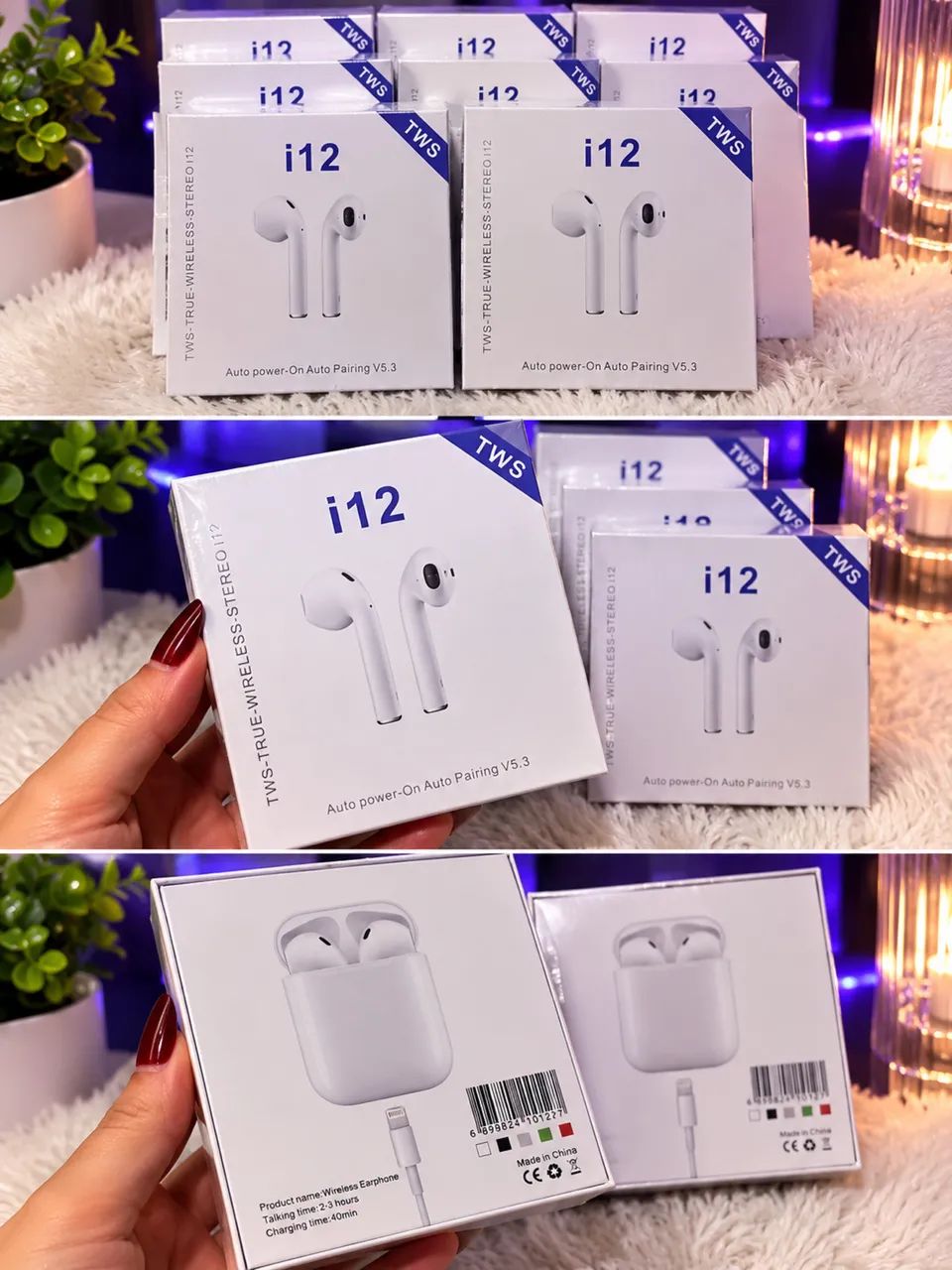 Fone de ouvido Bluetooth sem fio - Foto 4