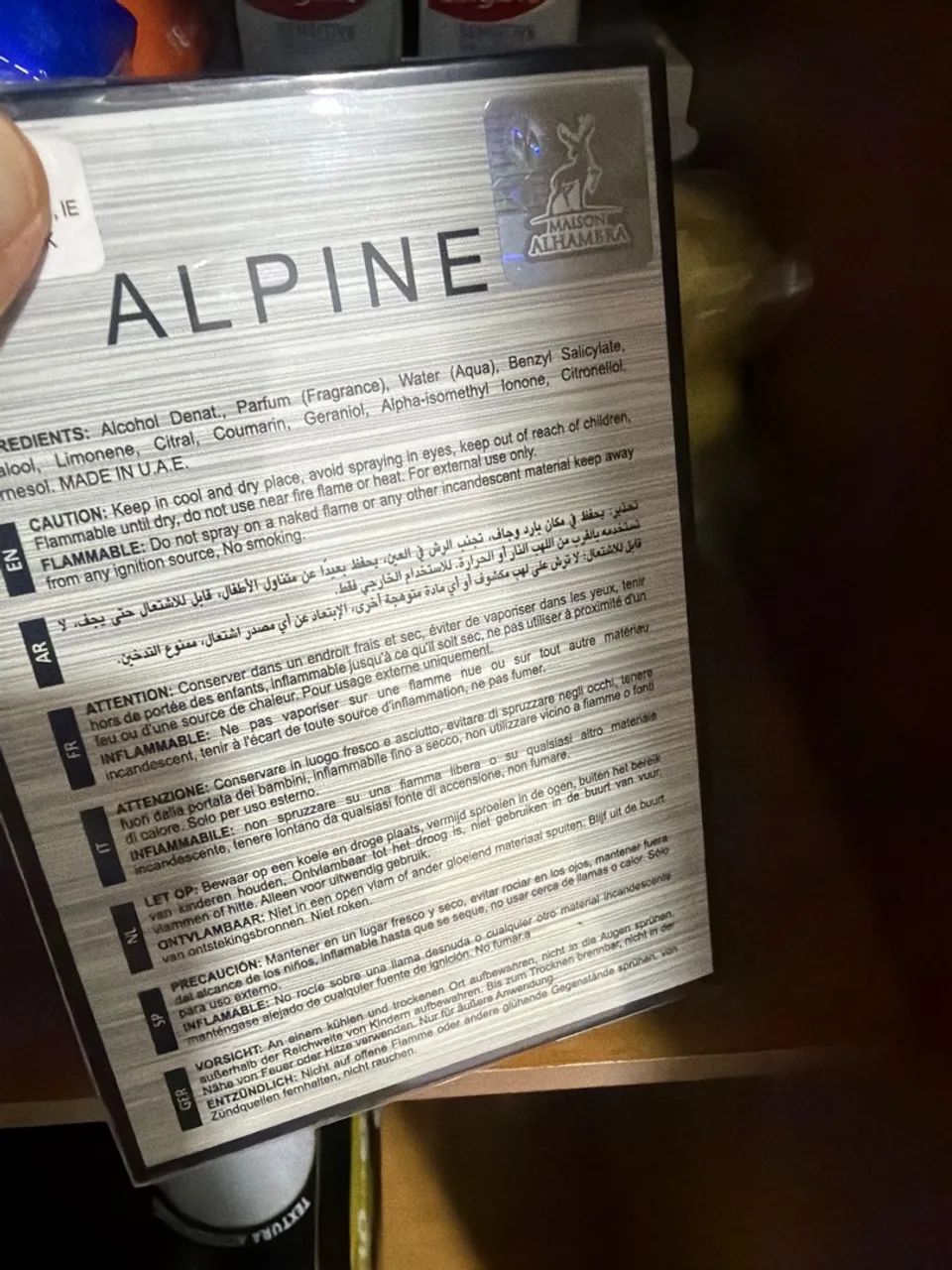 PERFUME ALPINE HOMME SPORT - Foto 2