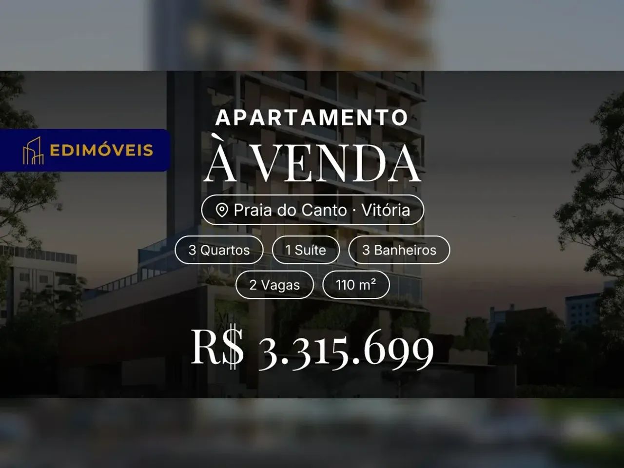 Viva com sofisticação em Praia do Canto: apartamento com piscina e espaço gourmet!