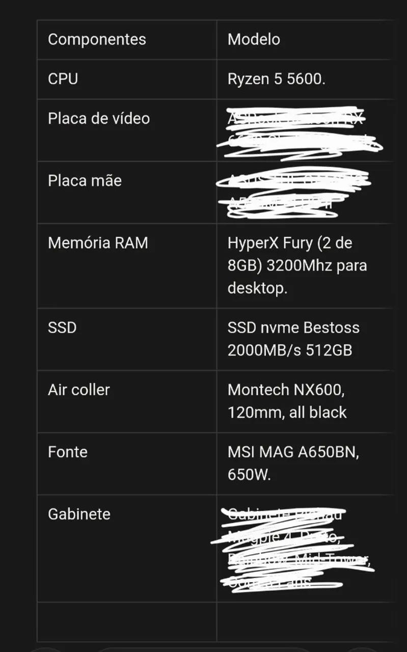 Pc gamer all black completo - Foto 2