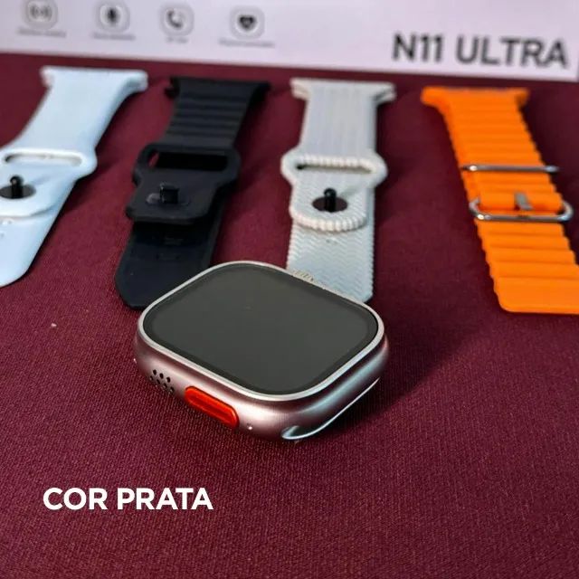 Smartwatch N11 Ultra 2.01" Estilo Robusto, Chamadas Bluetooth e Funções Inteligentes - Foto 4