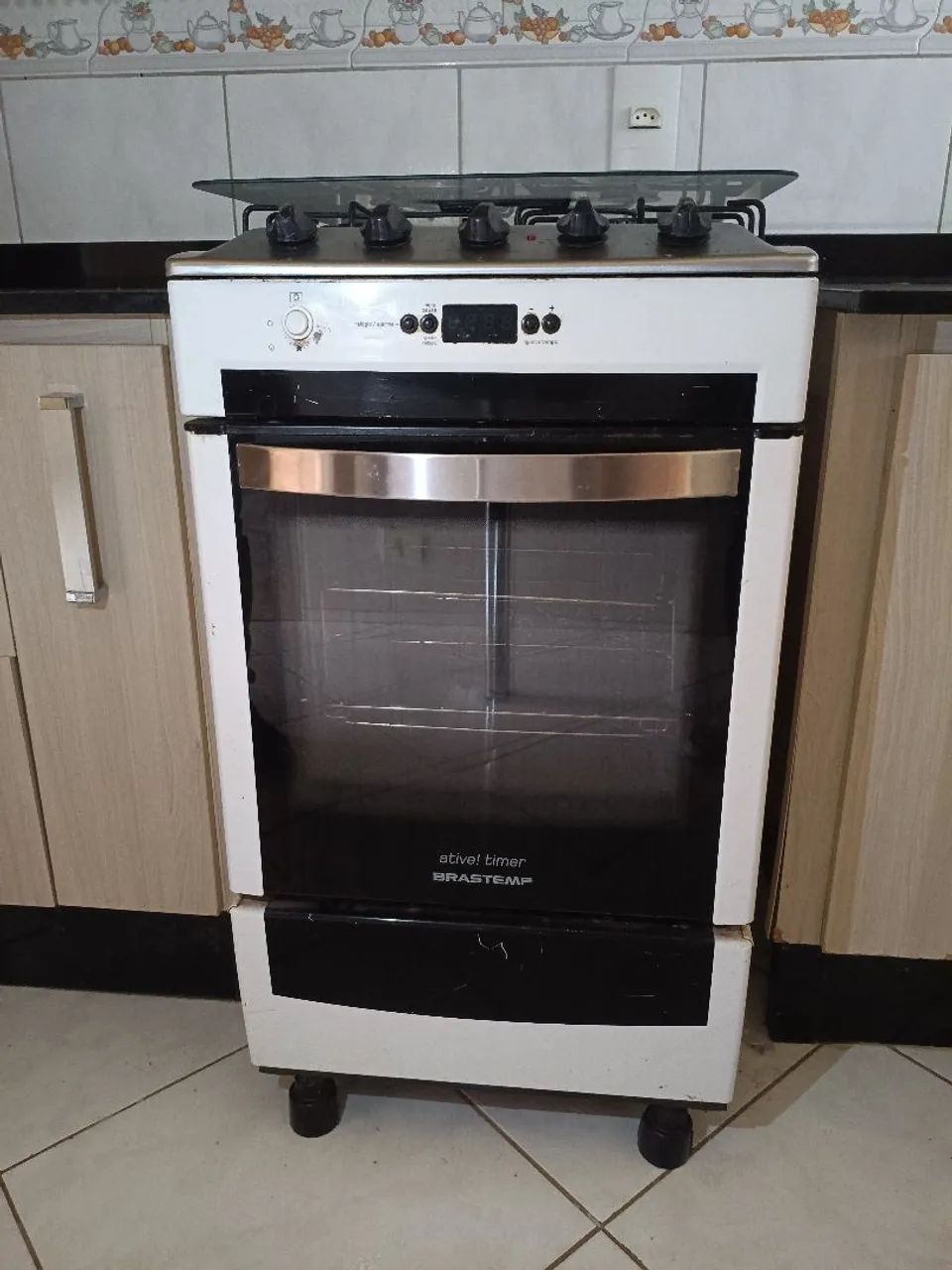Fogão Brastemp com timer
