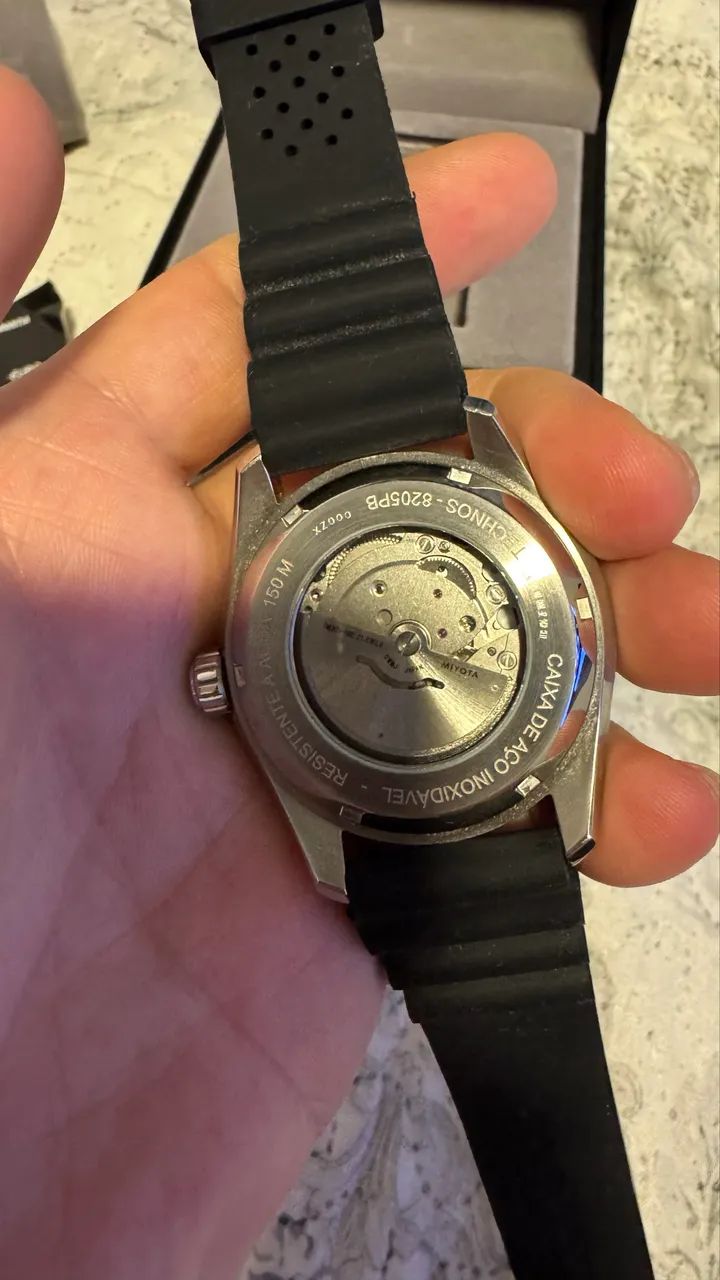 Relógio technos automático diver bicolor - Foto 3