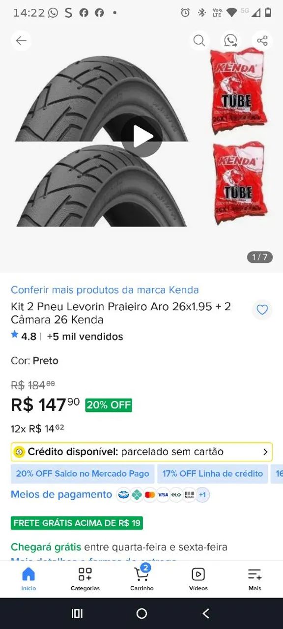 Pneu aro 26 - Foto 2
