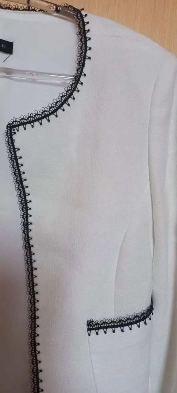Blaser Côr Branco - Foto 2