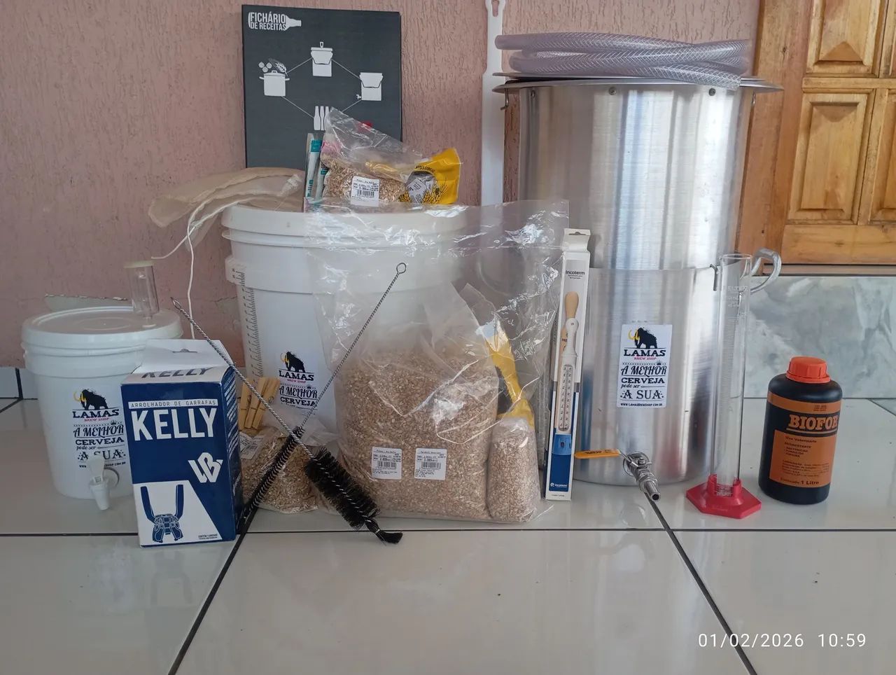 Kit Produção de Cerveja Artesanal 