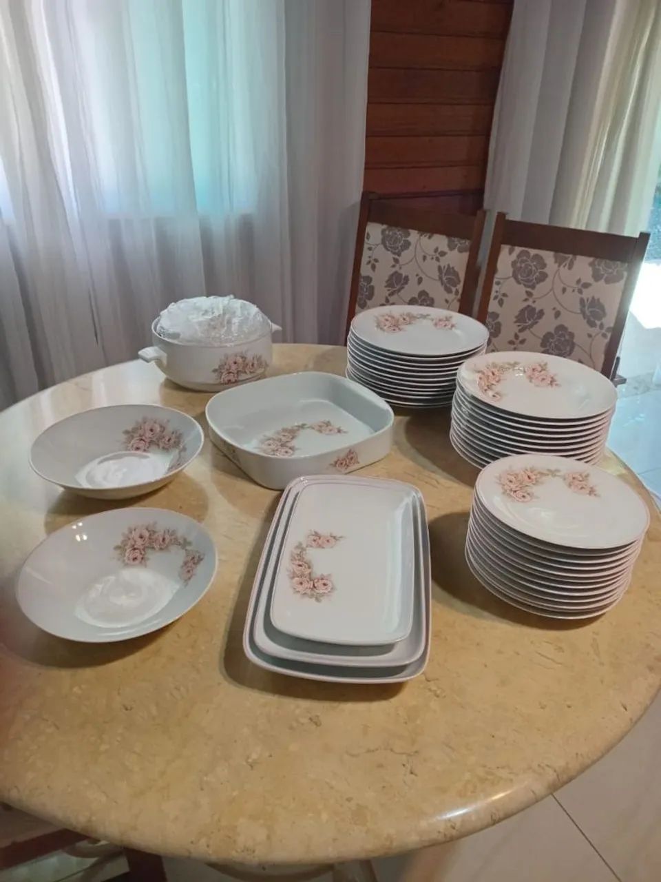 Jogo jantar Porcelana Schmidt 42 peças 