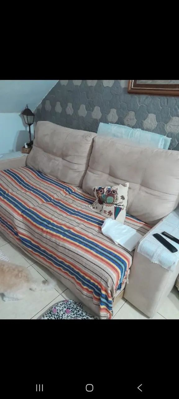 Sofá retrátil 4 lugares