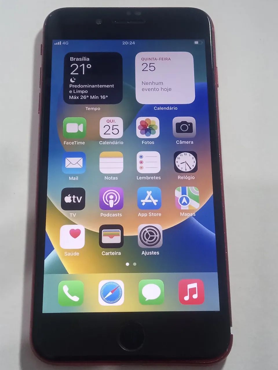 iPhone 7 plus red de 256 GB não lê chip de resto funcionando normal  - Foto 3
