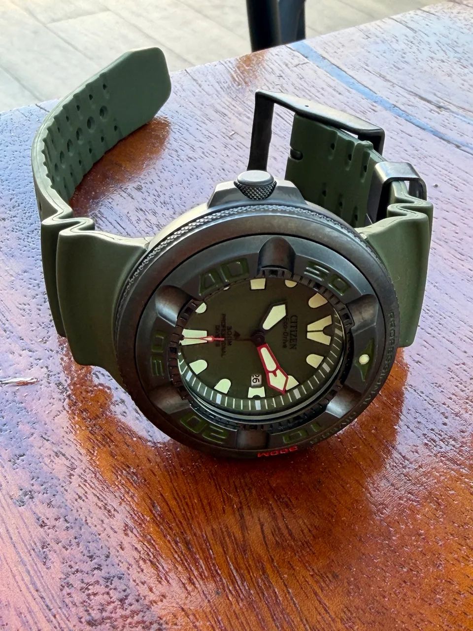 Relógio Citizen ecozilla eco drive 300 metros - Acessórios