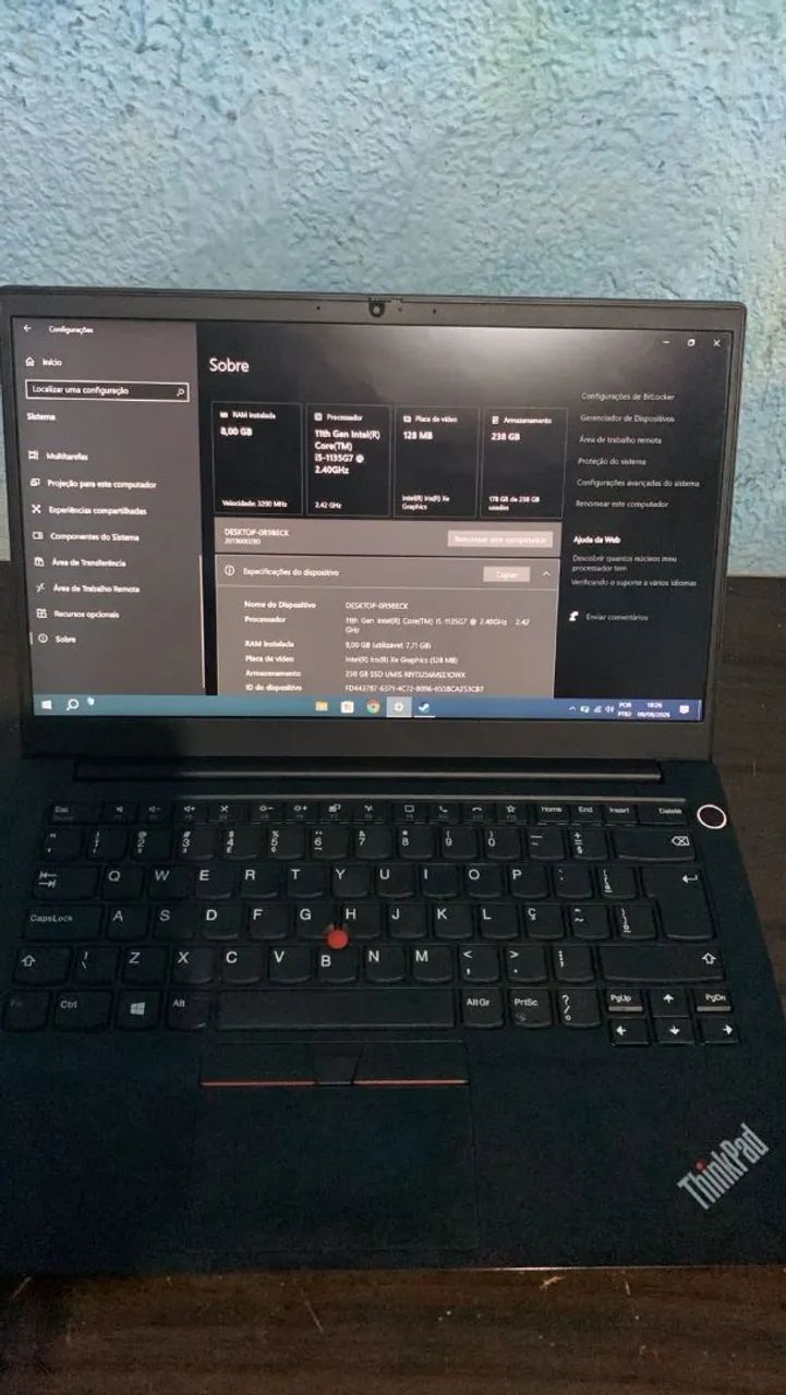 Notebook Lenovo ThinkPad E14 gen 2